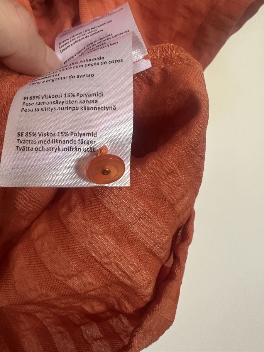 Blusen: Shirt / Bluse Another Label kurzarm orange Grösse M – Neu (gemäss Beschreibung) aus Guttannen von lalene 5