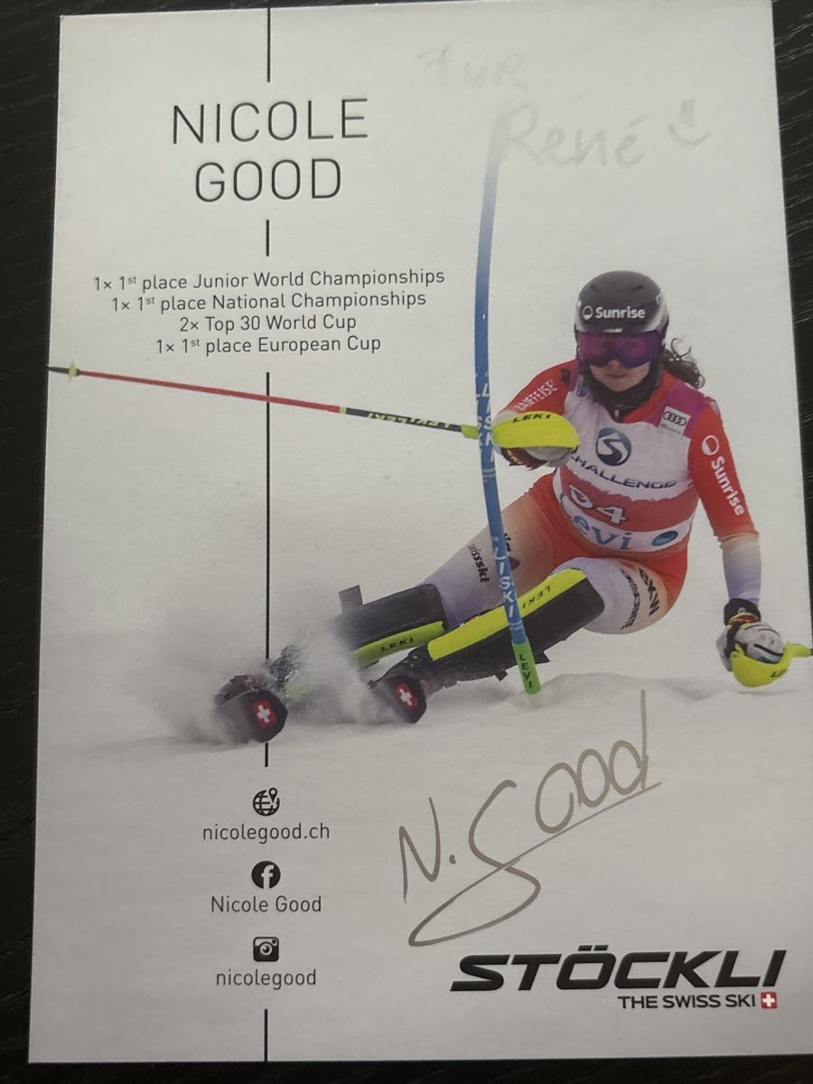 Autografi: Nicole Good – Usato da Uetendorf venduto da hoisle