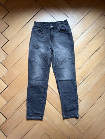 NOISY MAY - High Waist Jeans dunkelgrau W27 L32