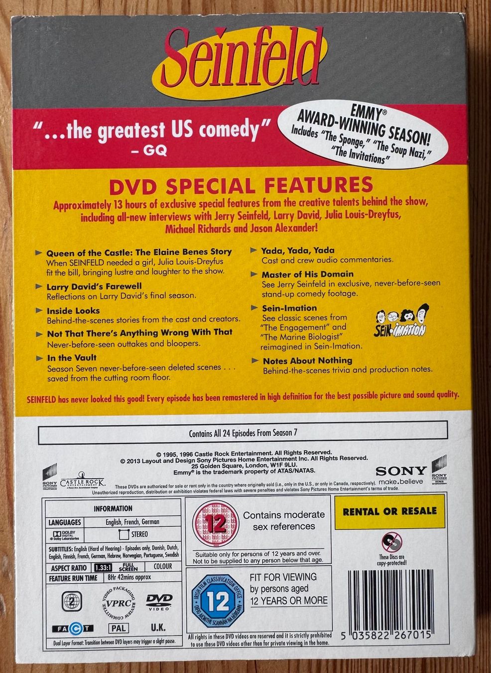 Alle DVDs: Seinfeld - Season 7 – Gebraucht aus Zürich von recordman01 1
