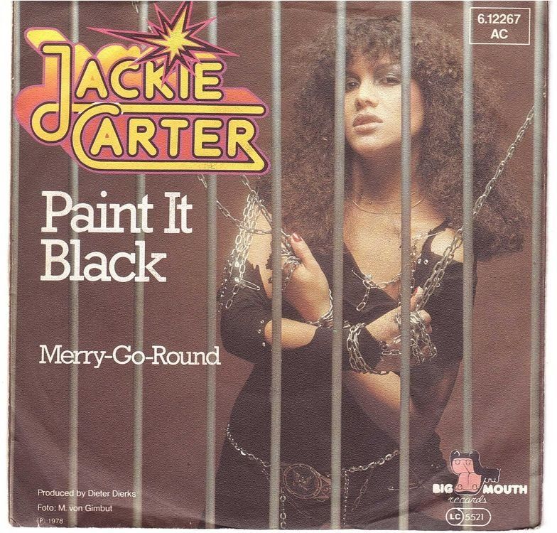 Vinyles: Jackie Carter  --  Paint it Black  Single7 – D'occasion à Rheinau par thespecials