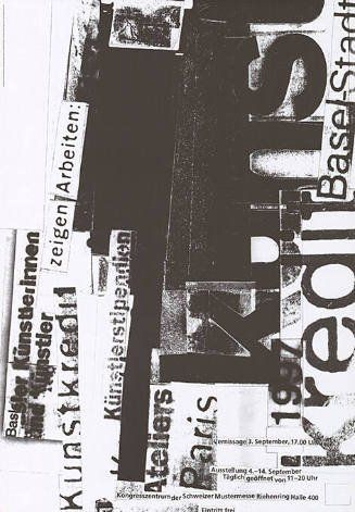 Poster & Bilder: Andrea Hildbrand - Kunstkredit - 1997 – Gebraucht aus Villargiroud von Alcazar6