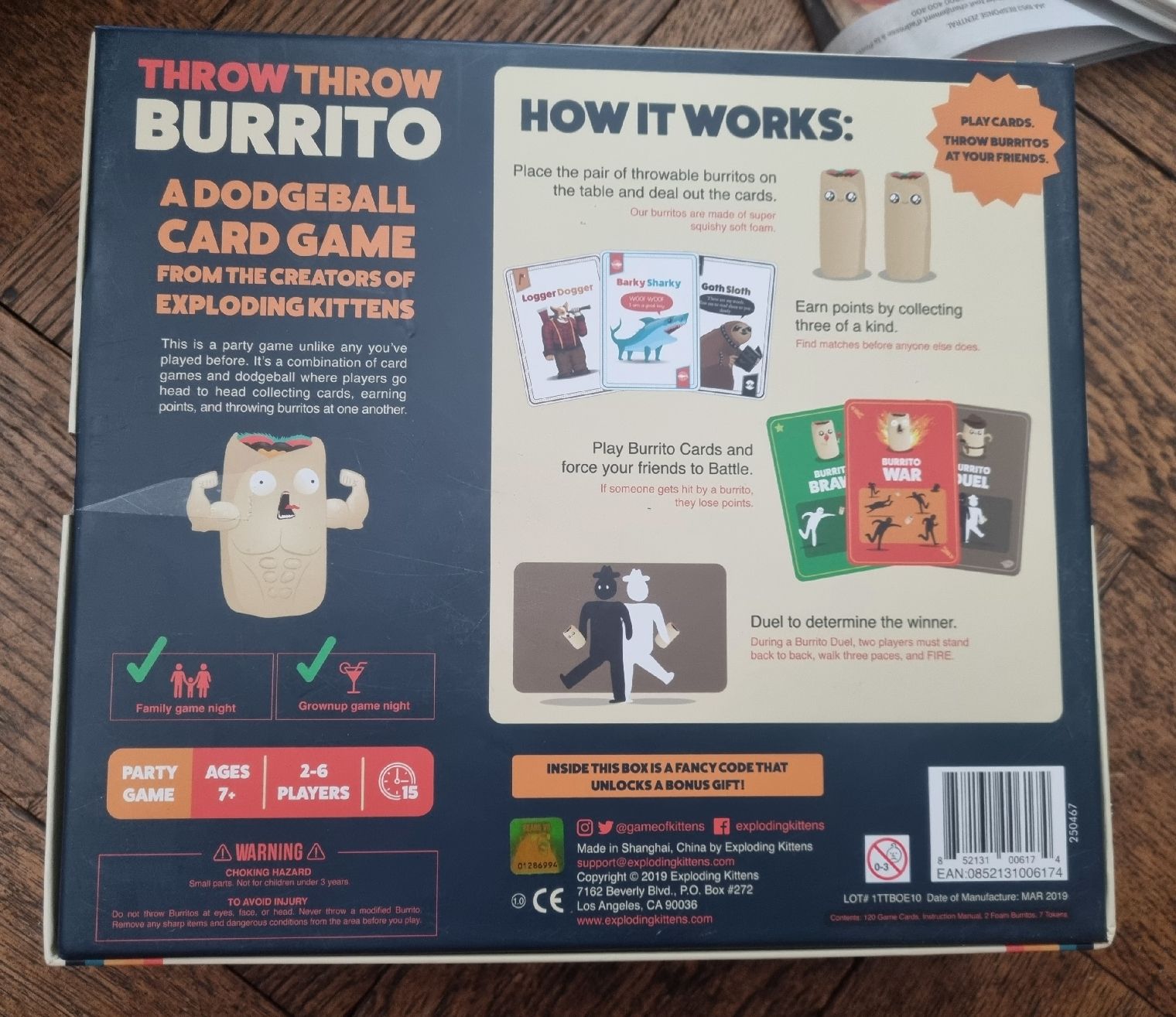 Spiele: Jeu de société Throw Throw Burrito, comme neuf! – Gebraucht aus Fribourg von jarmilka 7