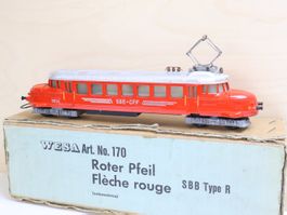 WESA SBB Roter Pfeil E-Lok - Sammler Modell