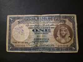 Égypte 1942 1 egyptian pound P22