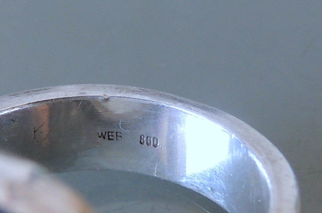 Anelli: Rainbow moonstone Silber 925 Fingerring Gr. 53 – Usato da Waldenburg venduto da schaller707 6