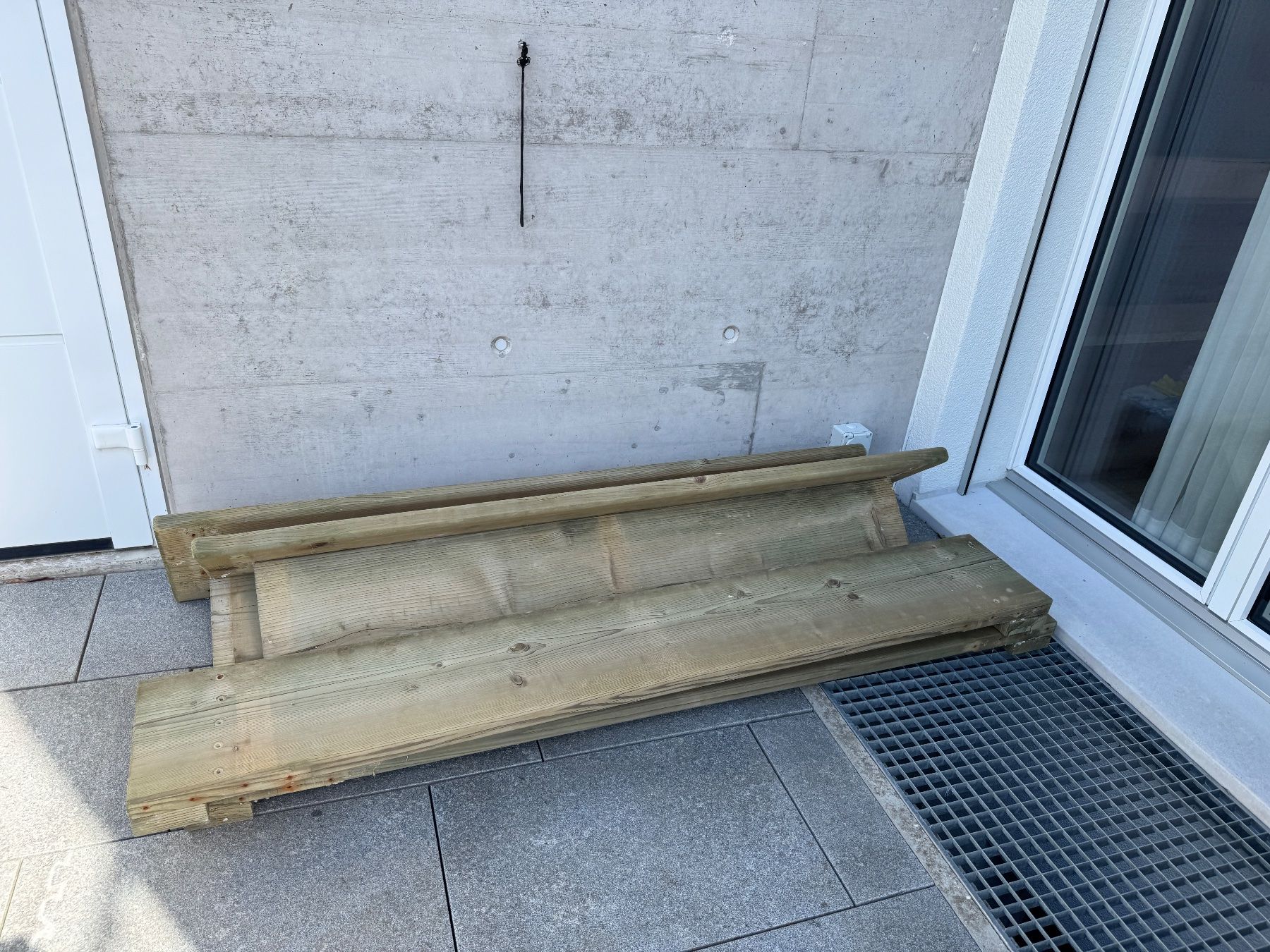 Sabbiera per bambini: Robuster Sandkasten aus Holz – Usato da Dörflingen venduto da Struxure 5