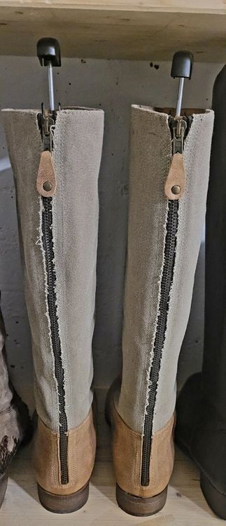 Damenschuhe: Lederstiefel neu, 41 – Neu (gemäss Beschreibung) aus Burgdorf von 1Erfolgreich1 3