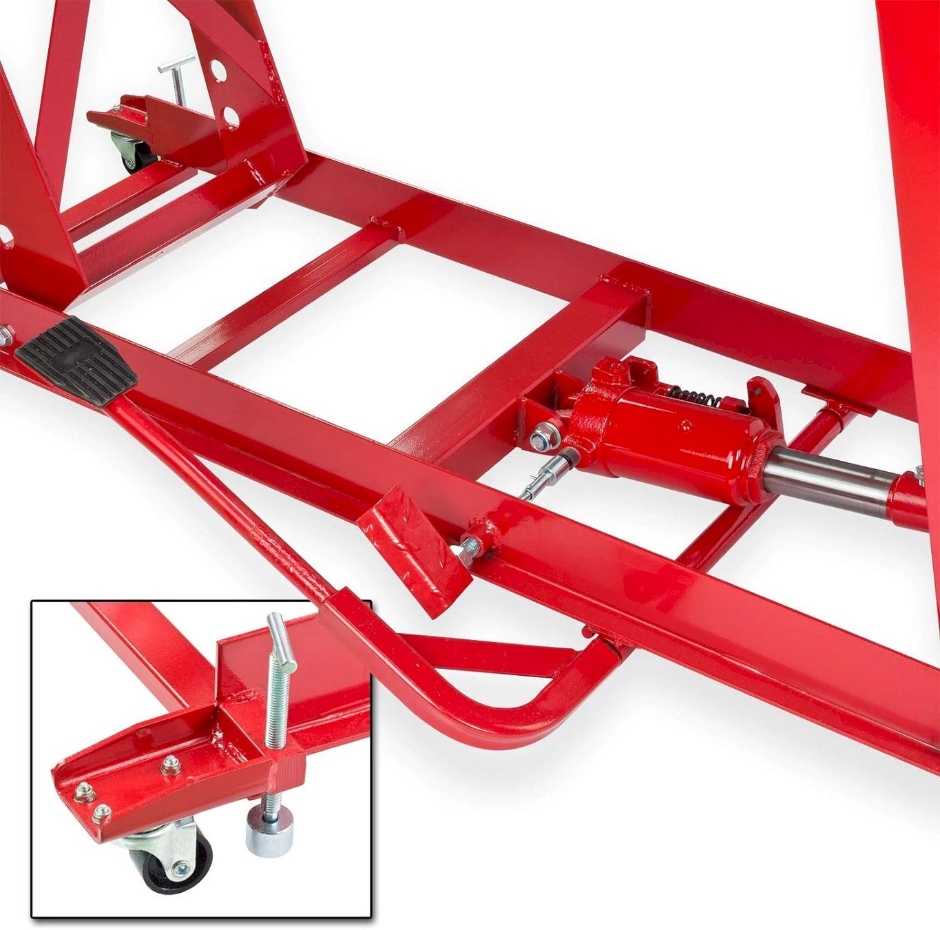 Montageständer: Dema Motorradhebebühne rot 450kg – Neu und originalverpackt aus Bottighofen von zaap 5