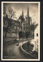 AK Neuchatel, La Collégiale, 1925