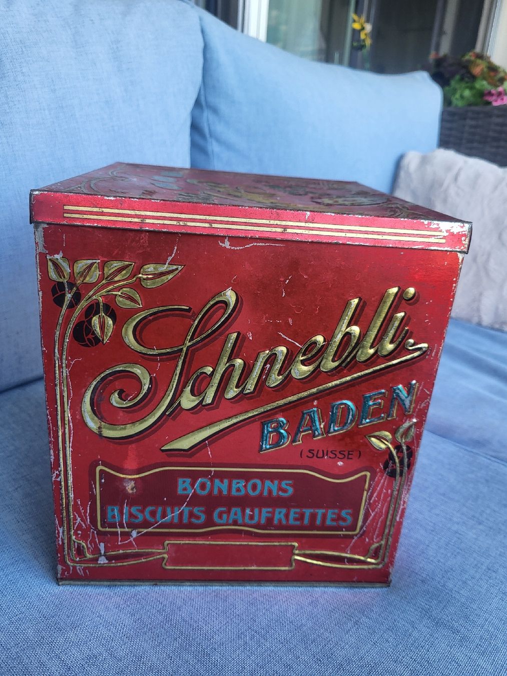 Altre Stoviglie: Blechdose Schnebli Baden Biscuits – Usato da Gutenswil venduto da ghekko88 1