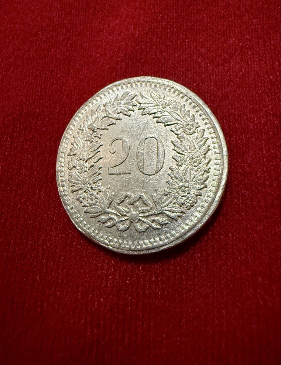 Tutti le monete: Münze - 20 Rappen 1850 / Rar – Usato da Schattenhalb venduto da Oodaaq 4