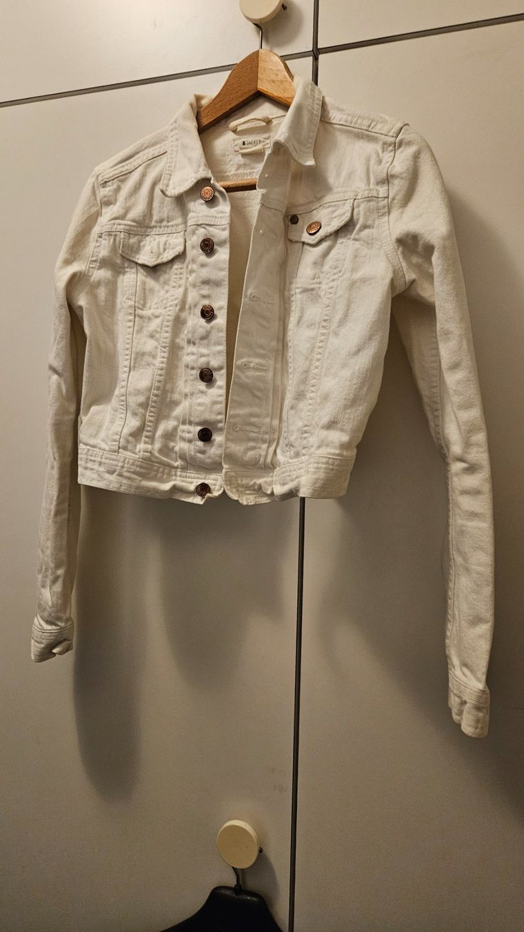 Giacche: Giacca corta in cotone bianco tg.38 Jacket – Usato da Melano venduto da H-Sara