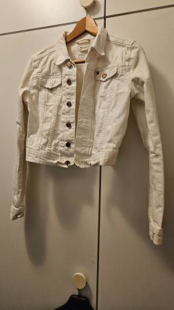 Giacca corta in cotone bianco tg.38 Jacket