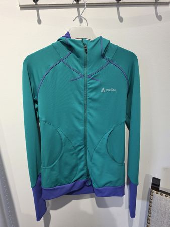 Odlo Kapuzenjacke Damen grün lila Grösse S  neu