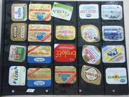 40  verschiedene Butterdeckeli