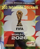 Wm 2026 Panini Album mit 303 fehlenden Stickers