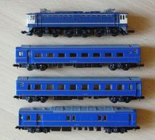 Blue Train Japan Spur N Lok EF65 + 3 Wg Kato 10-015