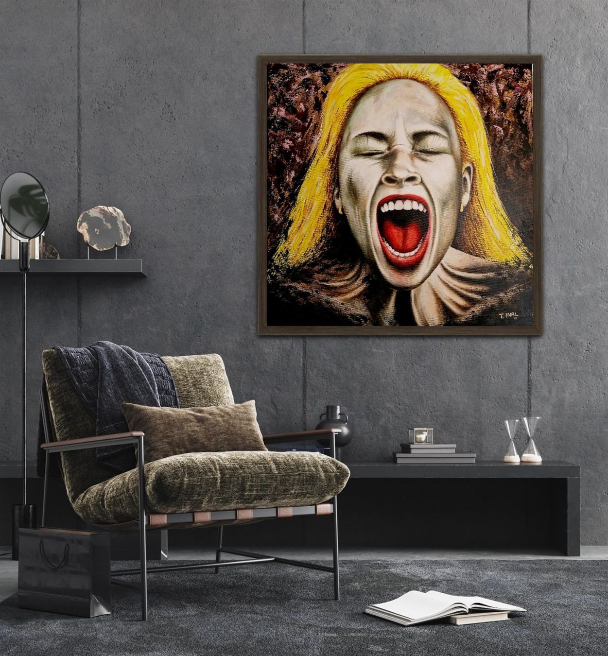 Posters & Illustrations: SCREAM -- Acrylfarben auf Leinwand – Neuf avec emballage d'origine à Neunkirch par neunkirch66 8