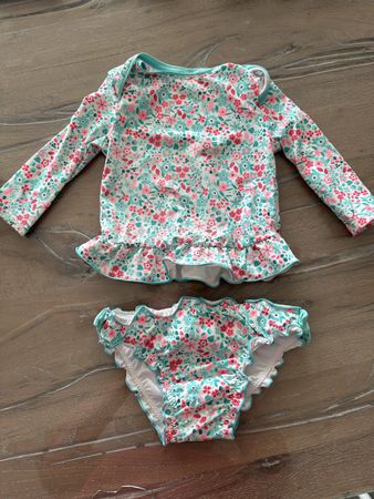 Obaibi 2-Teiler Badeset Gr. 98cm top Zustand Sommer 🐚🤍🐠