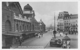 Basel centralbahnstrasse Oldtimer