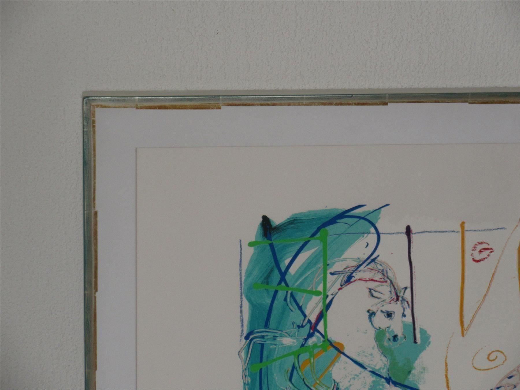 Grafica & Litografie: Rolf Knie  PFERD + HARLEKIN 91  hs./hn. – Usato da Weinfelden venduto da Kunst2010 4