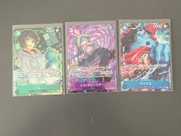 3 Japanische FullArt One piece