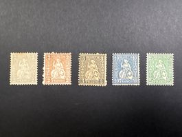 Lot Sitzende Helvetia Ungebraucht