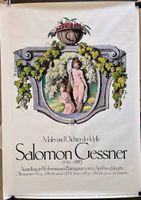 Ausstellungsplakat Salomon Gessner 1980 Wohnmuseum