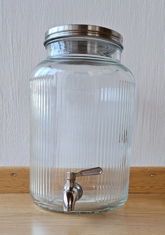 Produktbild von ProTuning VARDAGEN Glas-Trinkgefäß Mit Zapfhahn – 5,0 L, Perfekt Für Partys & Picknicks, Made In Schweden