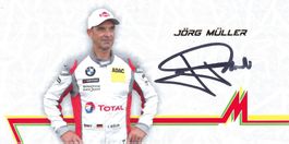 Autogrammkarte; Jörg Müller