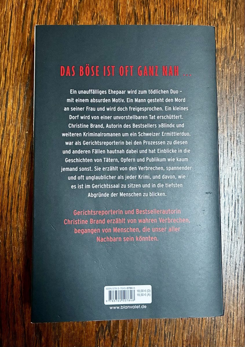 Bücher: Christine Brand Wahre Verbrechen  – Gebraucht aus Schaan von RicX-10 1