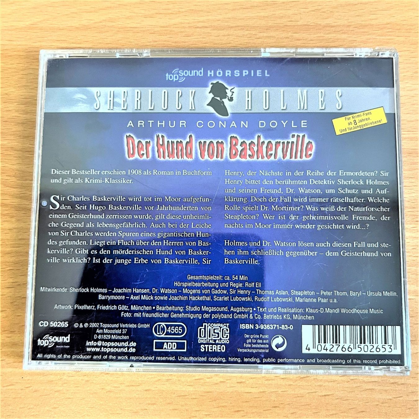 Audiolibri: CD - Hörbuch - Der Hund von Baskerville – Usato da Amlikon-Bissegg venduto da allerlei-versand 2