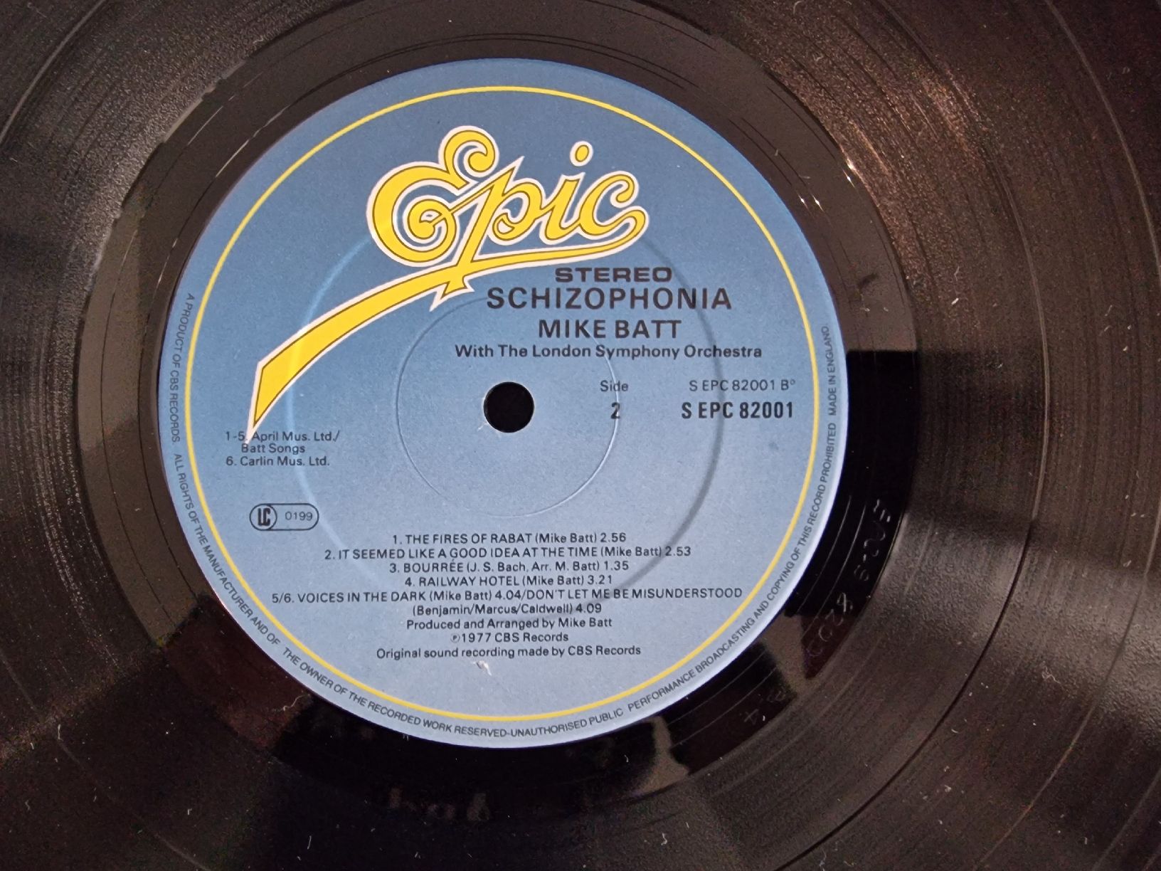 Dischi in vinile: Mike Batt - Schizophonia – Usato da Pfaffnau venduto da gunport 5