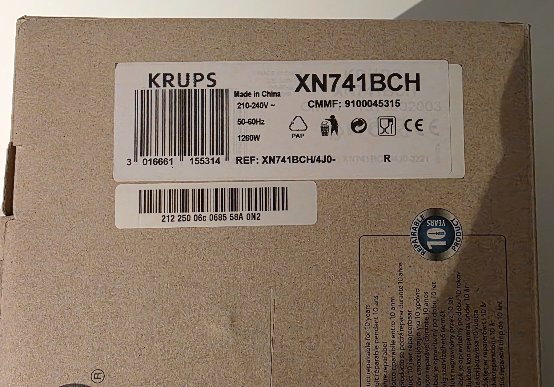 Krups Kaffeemaschinen & Espressomaschinen: Machine à café Nespresso CitiZ comme neuf dans boîte – Neu (gemäss Beschreibung) aus Vaulruz von nlehner 4