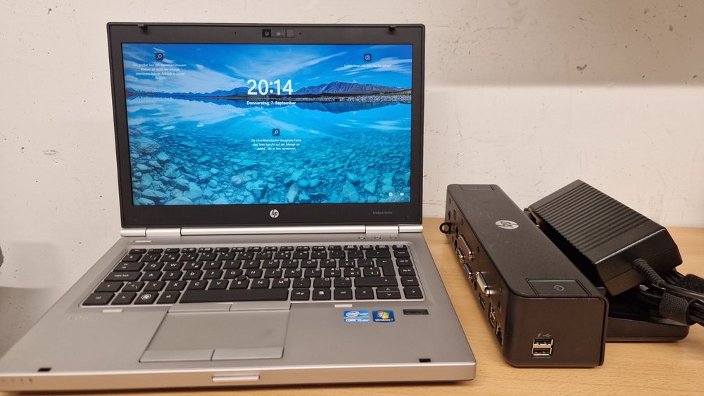 HP Elitebook 8460p mit SSD, Win 11 & Basic Docking ab 1. Kaufen auf