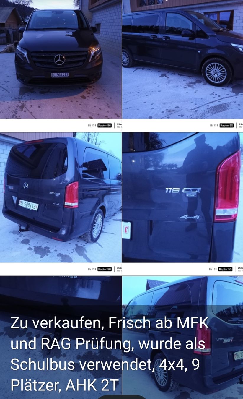Mercedes-Benz Automobili: Mercedes Vito mit RAG – Usato da Kleinlützel venduto da Scaniababy 3