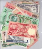 Lot ausländische Banknoten