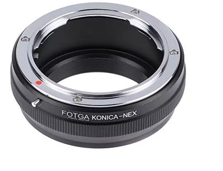 Adattatori foto: Adapterring Konica AR Objektiv auf E-Mount Adapter – Nuovo (secondo la descrizione) da Nidau venduto da EXP40
