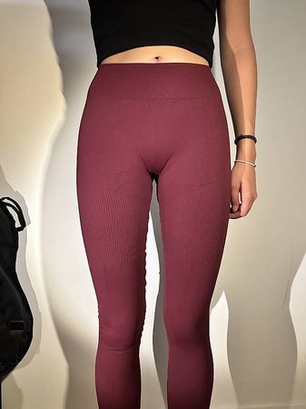 Leggings sport femme Thrivin rouge bordeau