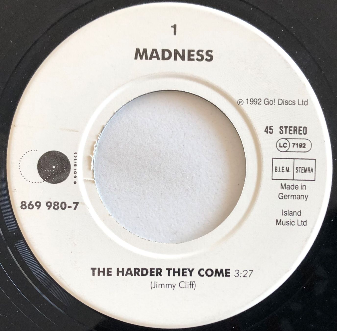 Dischi in vinile: MADNESS - THE HARDER COME MADNESS – Usato da Poliez-Pittet venduto da Newtown-Records 1