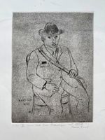„Viel Glück" von Anna Keel, Lithografie 2/20 handsigniert