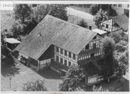 Flugaufnahme Wil/Rafz ZH - Bauernhaus