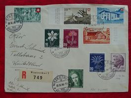 1946: FDC PRO JUVENTUTE +Letzttag Pro Patria, K: 300.- WINTI
