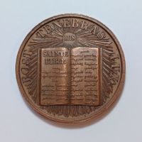 Bronze Medaille 350 Jahre Reformation Genf 1885