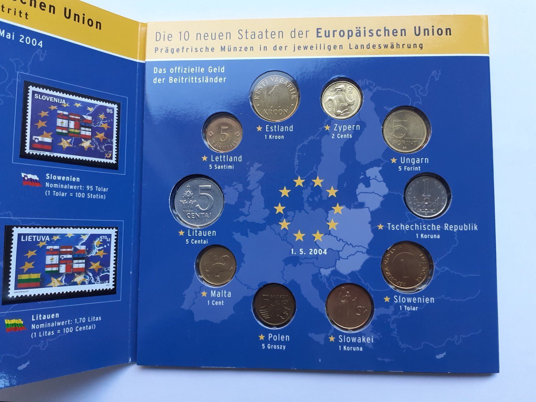 Tutti le monete: Münzsatz "10 neuen Staaten" – Usato da Pravidondaz venduto da LVtik 2