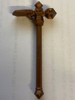 Marteau-hache doré pour figurine, playmobil