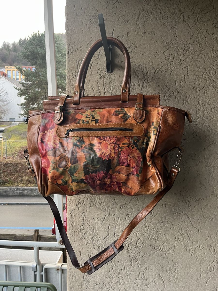 Borse: Ledertasche (Echtleder) – Usato da Zürich venduto da jalexandra6