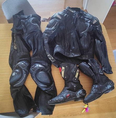 IXS Sport Lederkombi (190+cm) + SIDI Schuhe