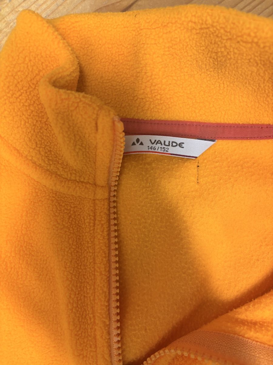 Vaude Giacche & Cappotti: Fleecejace VAUDE orange, Grösse 146/152 – Usato da Büren an der Aare venduto da Nikito2001 2
